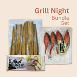 Grill Night (Ni Anago, Shime Saba, Benizake Kirimi) ~575g [Frozen] - Islandwide Delivery