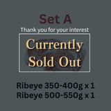 1+1 Oita A5 Wagyu Ribeye Steak Sets (350 - 600g)