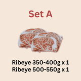 1+1 Oita A5 Wagyu Ribeye Steak Sets (350 - 600g)
