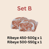 1+1 Oita A5 Wagyu Ribeye Steak Sets (350 - 600g)